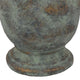 Kasa Accent Planter Green Terracotta Subtle Mottled Texture 16 Inch