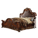 Rosy Four Piece California King Bedroom Set Raised Inlay Moldings Cherry Oak Brown
