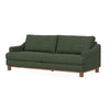 Olum Sofa 2 Throw Pillows Modern 85 Inch Olive Green Polyester