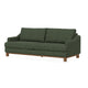 Olum Sofa 2 Throw Pillows Modern 85 Inch Olive Green Polyester