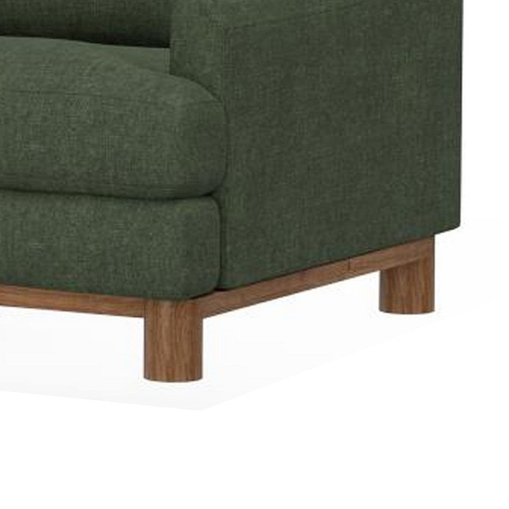 Olum Sofa 2 Throw Pillows Modern 85 Inch Olive Green Polyester