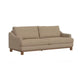 Olum Sofa, 2 Throw Pillows, Modern 85 Inch, Camel Brown Polyester