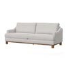 Olum Sofa 2 Throw Pillows Modern 85 Inch Mink White Polyester