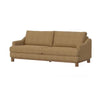 Olum Sofa 2 Throw Pillows Modern 85 Inch Cappuccino Brown Polyester