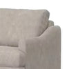 Olum Sofa 2 Throw Pillows Modern 85 Inch Oyster Gray Faux Leather
