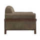 Pola Armchair 2 Throw Pillows Modern Neutral Brown Polyester