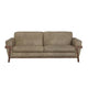 Pola Sofa 95 Inch 2 Throw Pillows Modern Neutral Brown Polyester