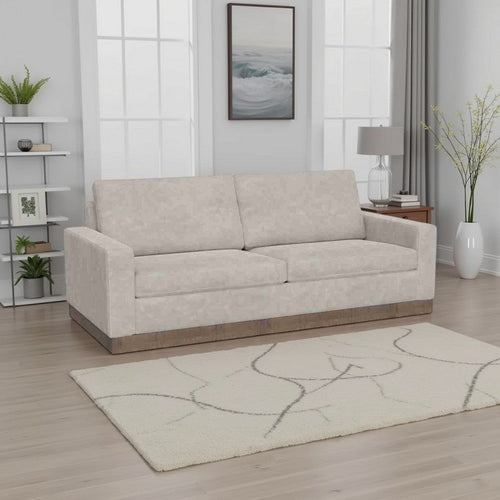 Jeni Loveseat, 2 Throw Pillow, Modern 64 Inch Oyster Gray Faux Leather