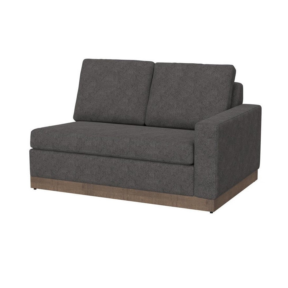 Jeni Sofa 2 Throw Pillows Modern 90 Inch Dark Brown Faux Leather BM331218
