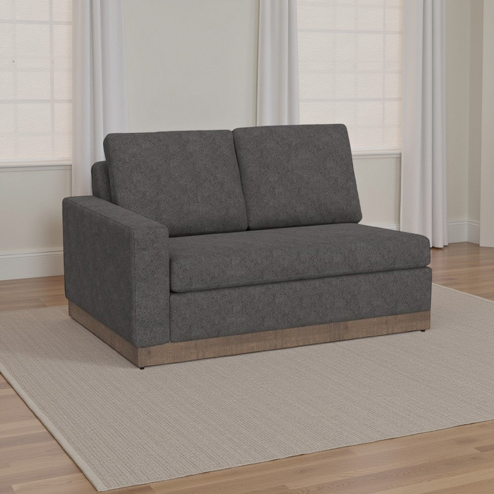 Jeni Sofa, 2 Throw Pillows, Modern 90 Inch Dark Brown Faux Leather