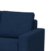 Jeni Sofa 2 Throw Pillows Modern 90 Inch Midnight Blue Polyester BM331219