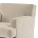 Olum Accent Armchair 1 Throw Pillow Modern Camel Brown Polyester BM331222