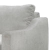 Olum Accent Armchair 1 Throw Pillow Modern Oyster Gray Faux Leather