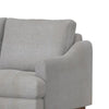 Olum Loveseat 2 Throw Pillows Modern 60 Inch Oyster Beige Polyester