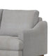 Olum Loveseat 2 Throw Pillows Modern 60 Inch Oyster Beige Polyester