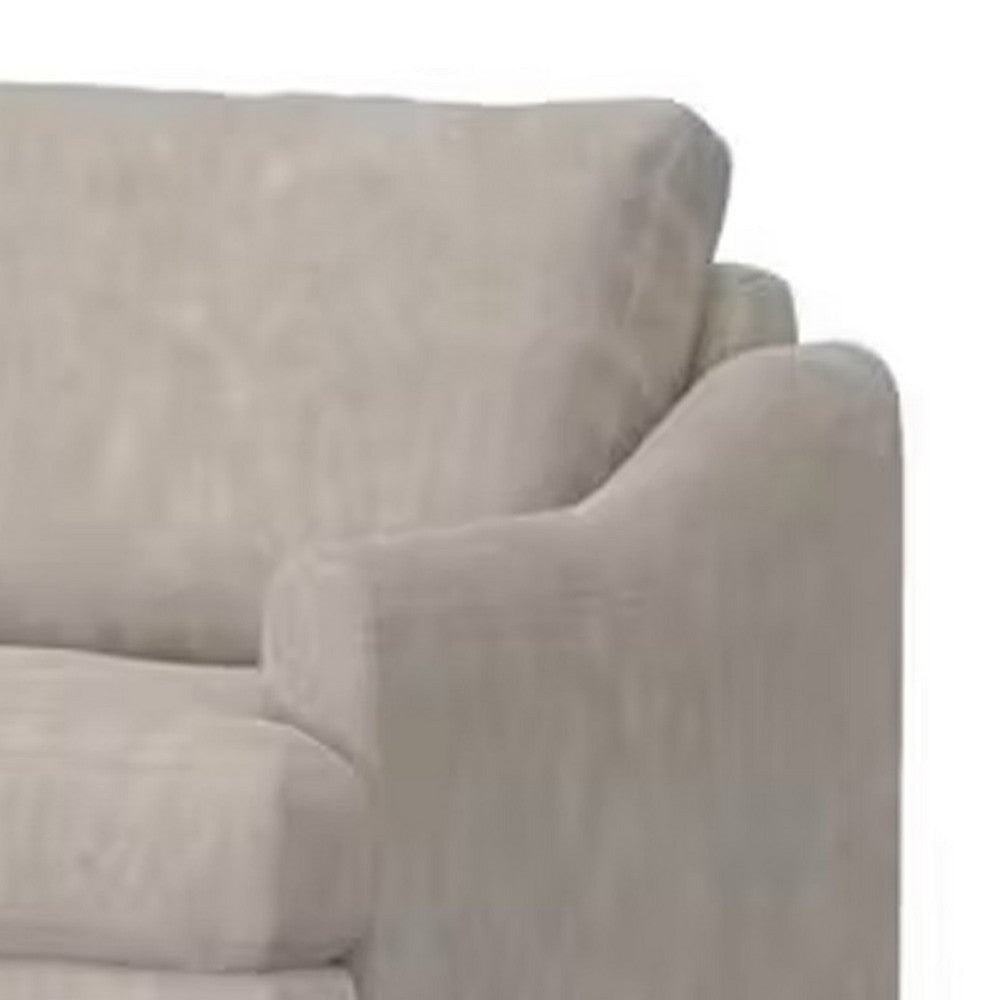 Olum Loveseat 2 Throw Pillow Modern 60 Inch Oyster Gray Faux Leather