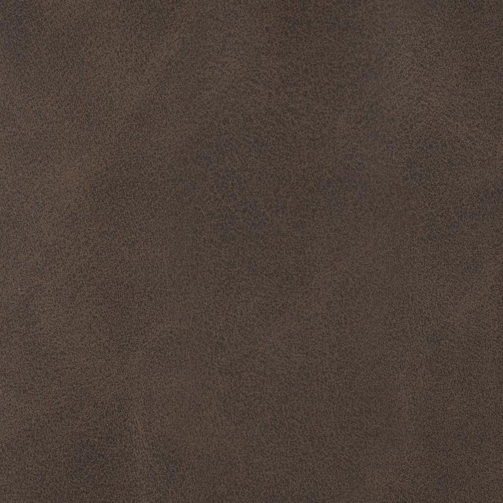 Levy Armchair with Black Metal Base Wood Dark Brown Faux Leather BM331254