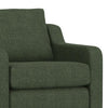 Sama Accent Armchair Throw Pillow Pine Wood Olive Green Polyester