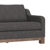 Sama Sofa 2 Accent Pillows Iron Gray Polyester 91 Inch Bench Style