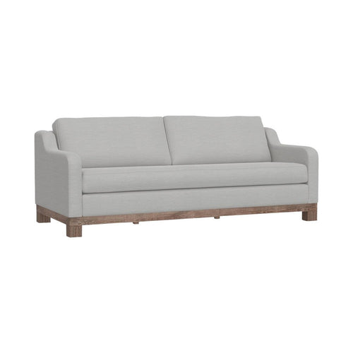 Sama Sofa, 2 Accent Pillows, Eccru Beige Polyester 91 Inch Bench Style