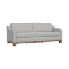 Sama 2 Cushion Sofa, 2 Accent Pillows, Eccru Beige Polyester 91 Inch