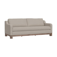 Sama 2 Cushion Sofa, Accent Pillows, Oyster Beige Polyester 91 Inch