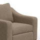 Umey Accent Sofa Armchair Throw Pillow Modern Light Brown Polyester