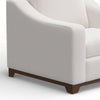 Umey Accent Sofa Armchair Throw Pillow Modern Clean White Polyester