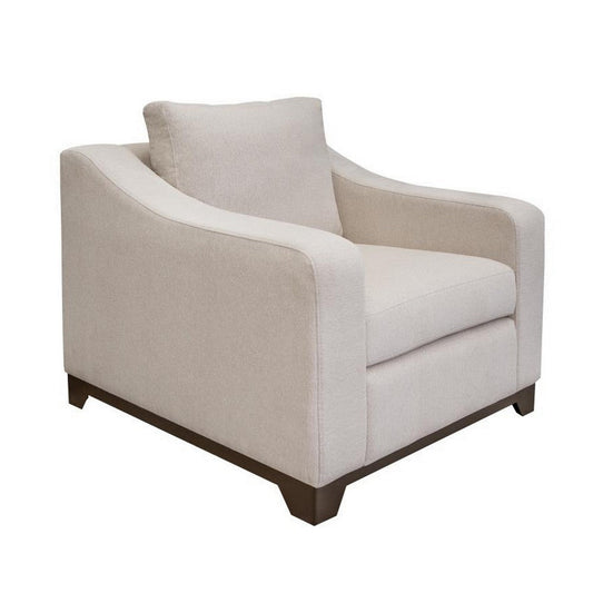 Umey Accent Sofa Armchair, Throw Pillow, Modern Clean White Polyester