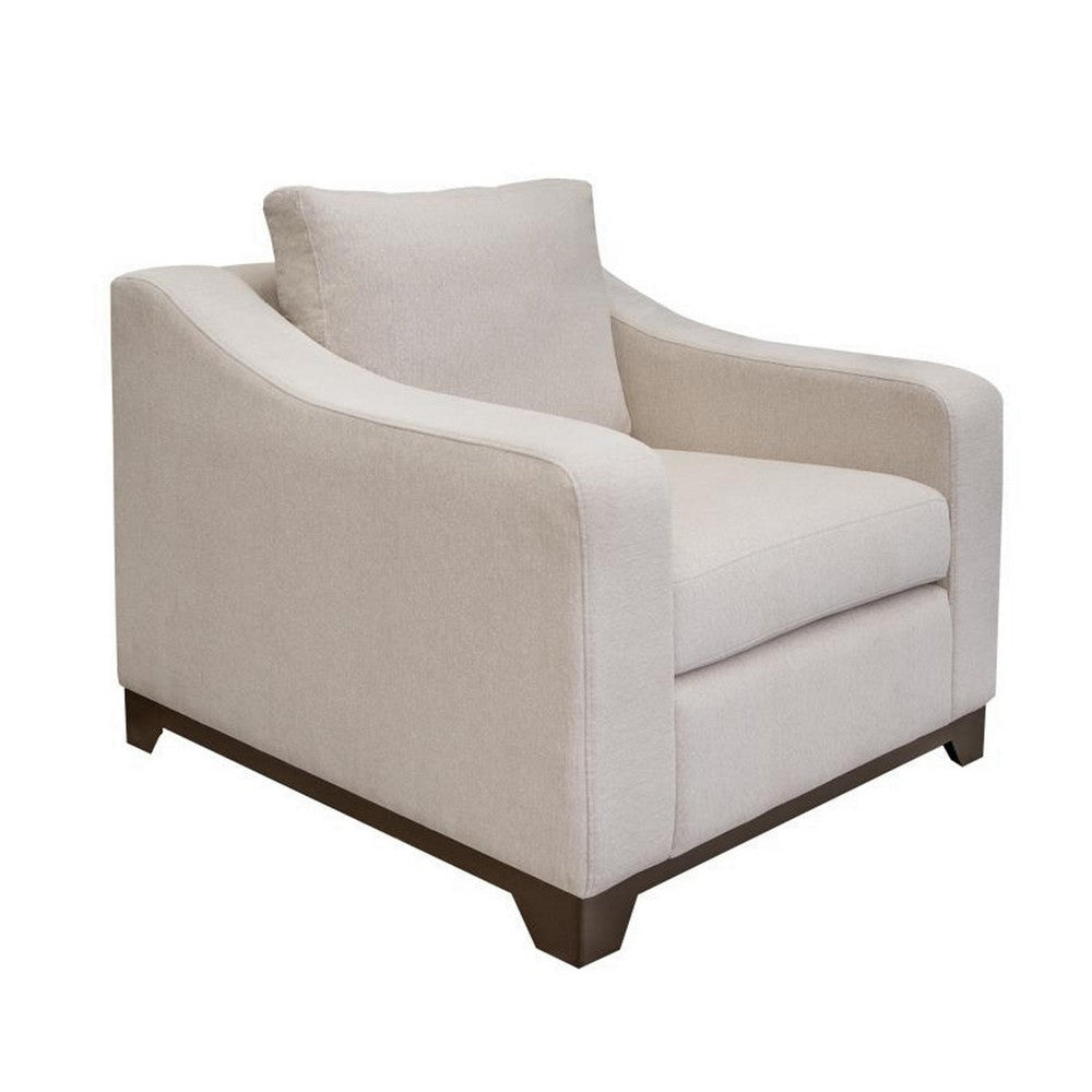 Umey Accent Sofa Armchair, Throw Pillow, Modern Clean White Polyester