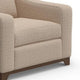 Umey Accent Sofa Armchair Throw Pillow Modern Cream Brown Polyester