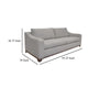Umey Sofa 2 Throw Pillows Modern Beige Polyester Solid Wood Frame