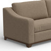 Umey Sofa 2 Throw Pillows Modern Light Brown Polyester Solid Wood
