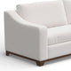 Umey Sofa 2 Throw Pillows Modern Clean White Polyester Solid Wood