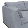 Sian Loveseat 1 Accent Throw Loose Pillow Back Gray Polyester