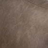 Sian Loveseat 1 Accent Throw Pillow Back Dark Brown Faux Leather