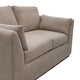Sian Sofa 2 Accent Throws Loose Pillow Back Light Brown Polyester