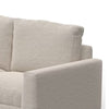 Bery Loveseat Modern Solid Pine Wood Base Light Beige Polyester