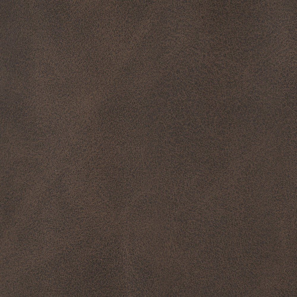 Phoebe Counter Height Chair Brown Faux Leather Black Metal 24 Inch BM331335