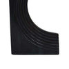 Keveny Tabletop Decor C Arch Sculpture Texture Black Marble 13 Inch