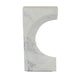 Keveny Tabletop Decor C Arch Sculpture Texture White Marble 13 Inch