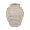 Zoya Flower Vase Home Accent Textured Ivory Ceramic Pot 12 Inch