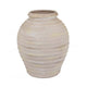 Zoya Flower Vase Home Accent Textured Ivory Ceramic Pot 12 Inch