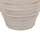 Zoya Flower Vase Home Accent Textured Ivory Ceramic Pot 12 Inch