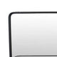 Feno Decorative Wall Mirror 30 Inch Landscape Black Metal Frame BM331359