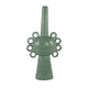 Kary Flower Vase Unique 3D Look Narrow 23 Inch Sage Green Ceramic