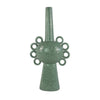 Kary Flower Vase, Unique 3D Look, Narrow 23 Inch Sage Green Ceramic