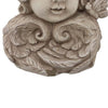 Accent Planter 13 Inch Face Design Floral Details Beige Terracotta BM331416