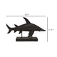Tabletop Accent Decor Piece Hammerhead Shark 21 Inch Black Resin BM331440