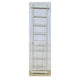 Plant Display Stand, 87 Inch 7 Tier Ladder Design, White Metal Body